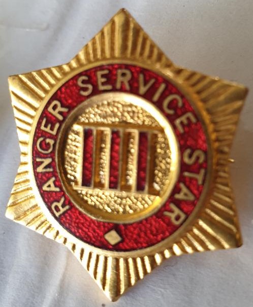 Award – Ranger Service Star Part III – Leslie's Guiding Badge History